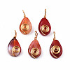 Natural Agate Pendants G-N326-137-02-2