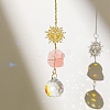 Glass Pendant Decorations PW-WGE7485-06-1