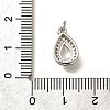 Brass Micro Pave Cubic Zirconia Pendants KK-U055-01P-02-3