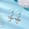 Tibetan Style Alloy Dangle Earrings EJEW-JE05956-02-2