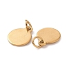 Ion Plating(IP) 304 Stainless Steel Charms EJEW-L238-02C-G-3