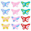 30Pcs 6 Colors Plastic Cabochons KY-TA0001-30-3