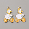 Alloy Enamel Pendants ENAM-CJC0015-15C-1