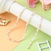 Electroplate Glass Beads Strands EGLA-yw0002-C05-6
