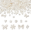 Craftdady 180Pcs 9 Style ABS Plastic Imitation Pearl Beads OACR-CD0001-08-10