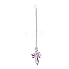 Crystal Fairy Beaded Wall Hanging Decoration Pendant Decoration HJEW-G019-02C-1