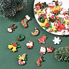 90Pcs 18 Styles Christmas Themed Opaque Resin Cabochons Sets CRES-YW0002-69-4