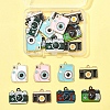 25Pcs 8 Styles Alloy Enamel Pendants ENAM-FS0003-13-7