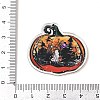 Halloween Printed Acrylic Pendants MACR-I041-02D-3