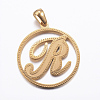 Ion Plating(IP) 304 Stainless Steel Pendants STAS-K162-071G-1