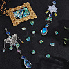 100Pcs Valentine's Day Glass Pendants RGLA-SP0001-67-4