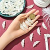 80Pcs ABS Plastic Imitation Pearl Pendants OACR-YW0003-40-3