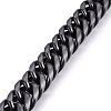 304 Stainless Steel Curb Chains Bracelets BJEW-E346-27A-B-2