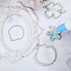 24Pcs 6 Styles Alloy Hollow Geometric Open Back Bezel Pendants FIND-CA0010-76A-4
