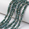Electroplate Opaque Glass Beads Strands LS-EGLA-A034-P6mm-S03-1