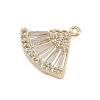 Brass Micro Pave Cubic Zirconia Pendants LS-KK-S339-07G-2