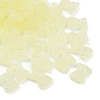 Frosted Transparent Acrylic Beads OACR-P029-20B-03-2