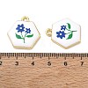 Printed Brass Pendants KK-CBAF9BC-14G-03-3