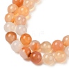 Natural Red Agate Beads Strands G-A248-A06-03-4