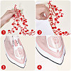 Plum Blossom Shape Appliques PATC-WH0007-11E-4