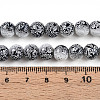 Transparent Baking Paint Glass Beads Strands DGLA-N009-8mm-09-5