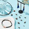 120Pcs 6 Styles Tibetan Style Alloy Cord End FIND-NB0004-49-5