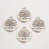 Tibetan Style Alloy Enamel Pendants Setting X-TIBEP-3395-AS-NR-2