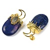 Dyed Natural Lapis Lazuli Pendants G-L524-17G-11-2