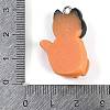 Halloween Theme Resin Pendants RESI-M046-01A-01-3