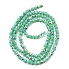 AB Color Plated Opaque Glass Beads Strands GLAA-G127-02J-2