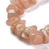 Natural Multi-Moonstone Chip Beads Strands G-M205-19A-5