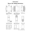 Kraft Paper Folding Box CON-WH0010-01D-D-6