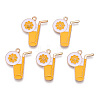 Alloy Enamel Pendants X-ENAM-S115-015-1