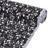 Flower Pattern Cotton Fabric DIY-WH0671-238B-1