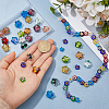 2Strands 2 Styles Handmade Millefiori Glass Bead Strands LAMP-HS0001-24-3