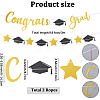 Paper Word Congratsgrad Banners Flag DIY-WH20002-184-2