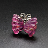 Butterfly Natural Fluorite Adjustable Rings PW-WGAFCCD-03-1