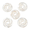 Natural White Shell Cabochons SSHEL-B006-05-1