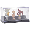 Transparent Acrylic Toys Action Figures Display Boxs ODIS-WH0030-76-1