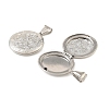 316 Stainless Steel Locket Pendants STAS-K321-10P-2