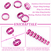 Unicraftale 16Pcs 8 Size 201 Stainless Steel Grooved Finger Ring Settings STAS-UN0051-60C-5