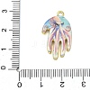 Printed Brass Pendants KK-CBAF4A6-01G-02-3