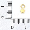 Ion Plating(IP) 304 Stainless Steel Charms STAS-P379-06B-G-3