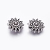Tibetan Style Alloy Sun Beads LS-TIBEP-GC188-AS-NR-2