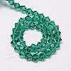 Imitate Austrian Crystal Bicone Glass Beads Strands LS-GLAA-F029-4x4mm-10-2