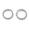 304 Stainless Steel Jump Rings X-STAS-F191-12P-C-2