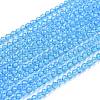 Glass Beads Strands LS-G-K185-16F-1