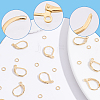 100Pcs Brass Leverback Earring Findings KK-BBC0024-38G-7