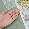 Brass Pendant Bails KK-BC0014-25G-3