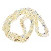 Transparent Glass Beads Strands GL-CBAAE04-02D-4
